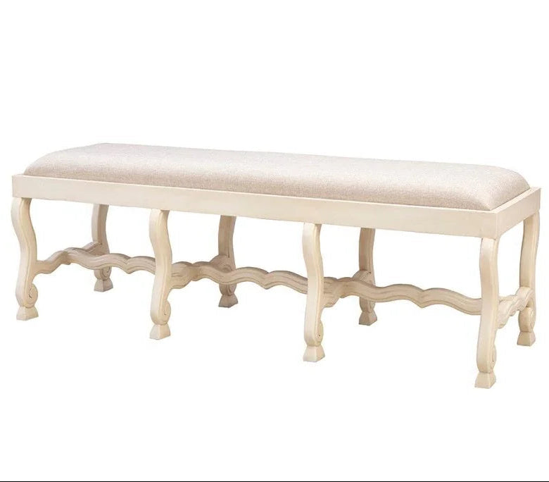 Romeo Performance Linen Blend Bedroom Bench - LOOMLAN - Furniture Classics - Bedroom Benches