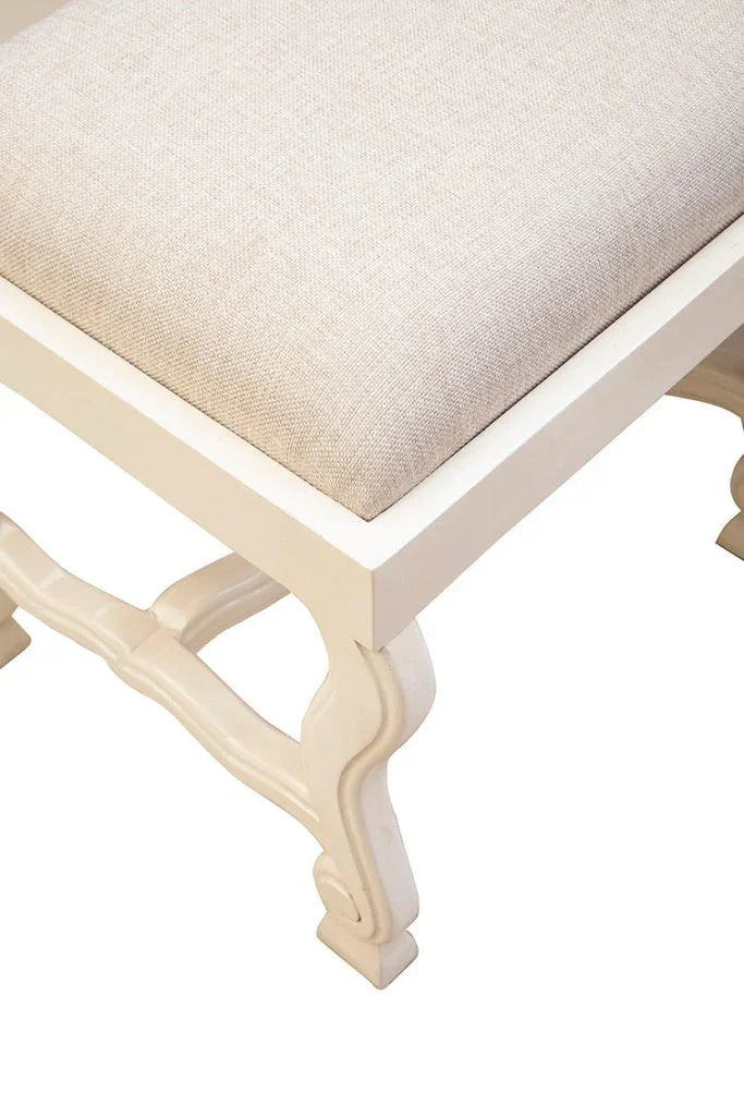 Romeo Performance Linen Blend Bedroom Bench - LOOMLAN - Furniture Classics - Bedroom Benches