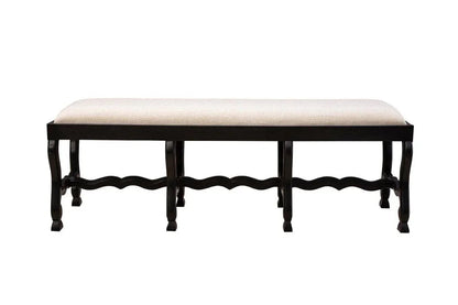 Romeo Performance Linen Blend Bedroom Bench - LOOMLAN - Furniture Classics - Bedroom Benches