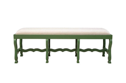 Romeo Performance Linen Blend Bedroom Bench - LOOMLAN - Furniture Classics - Bedroom Benches