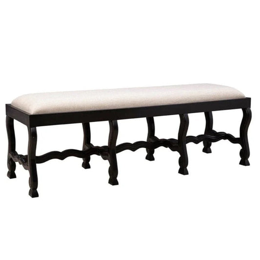 Romeo Performance Fabric Bedroom Bench