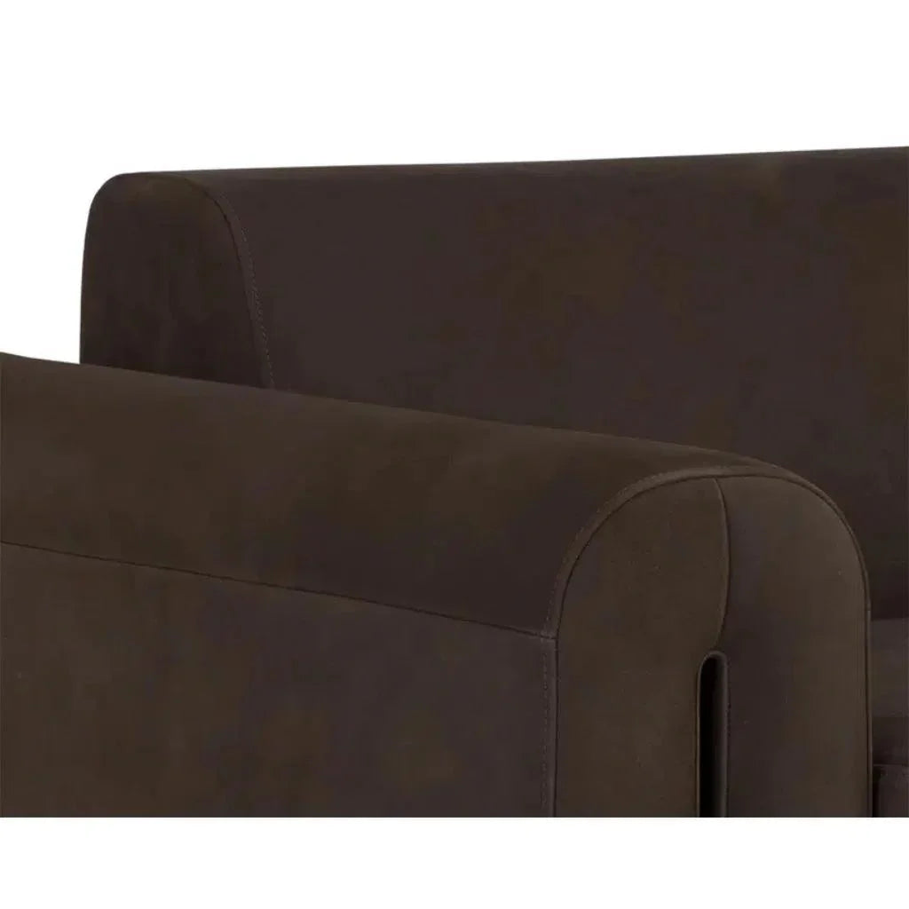 Romer Leather Luxurious Armchair - LOOMLAN - SUNPAN - Club Chairs