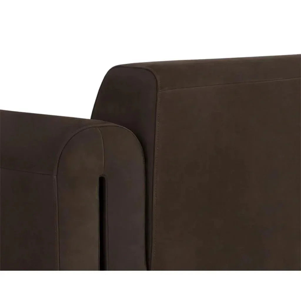 Romer Leather Luxurious Armchair - LOOMLAN - SUNPAN - Club Chairs