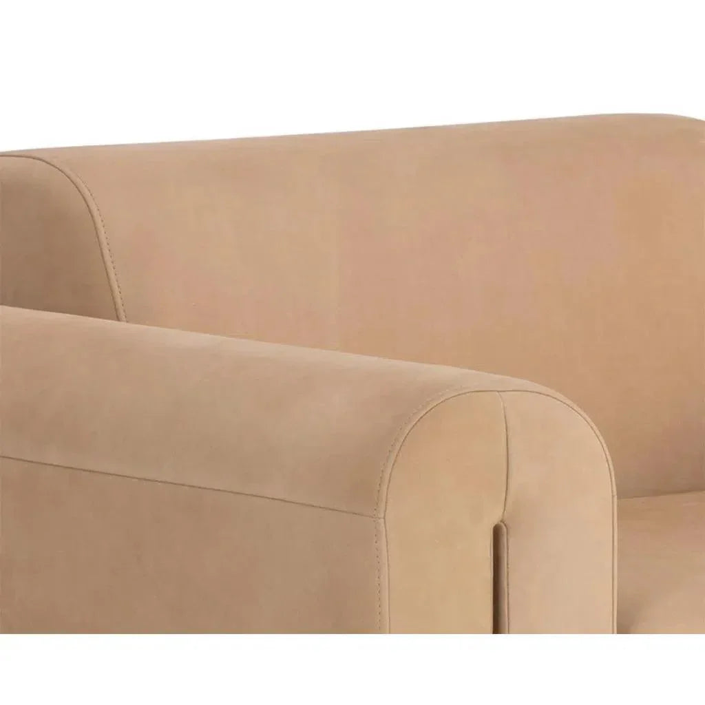 Romer Leather Luxurious Armchair - LOOMLAN - SUNPAN - Club Chairs