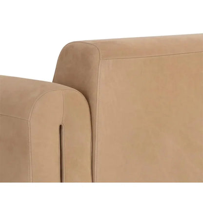 Romer Leather Luxurious Armchair - LOOMLAN - SUNPAN - Club Chairs