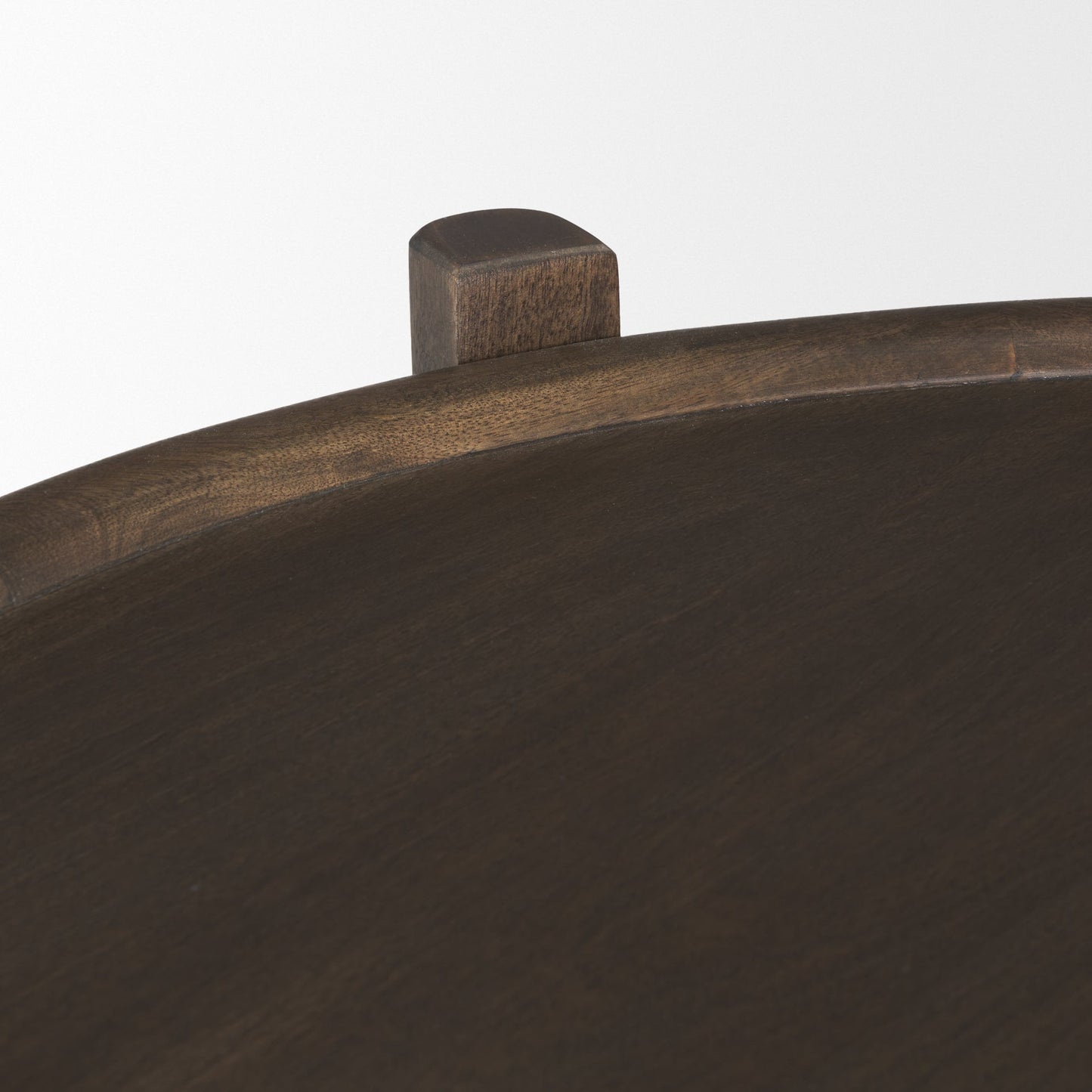 Romi Wooden Oval Coffee Table