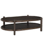 Romi Wooden Oval Coffee Table