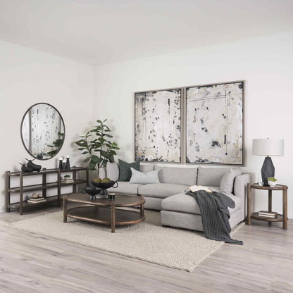 Romi Wooden Round Accent Table