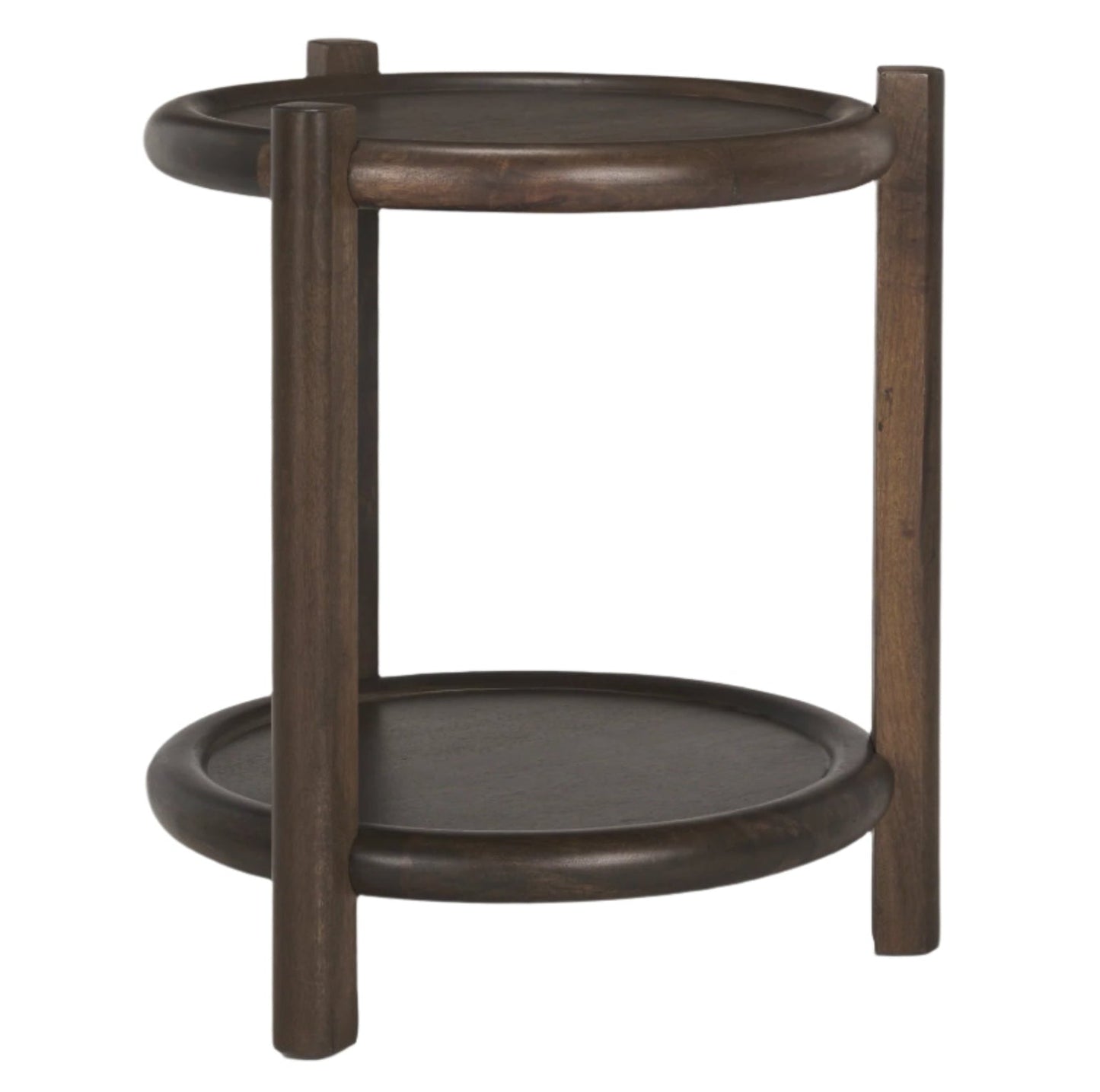 Romi Wooden Round Accent Table