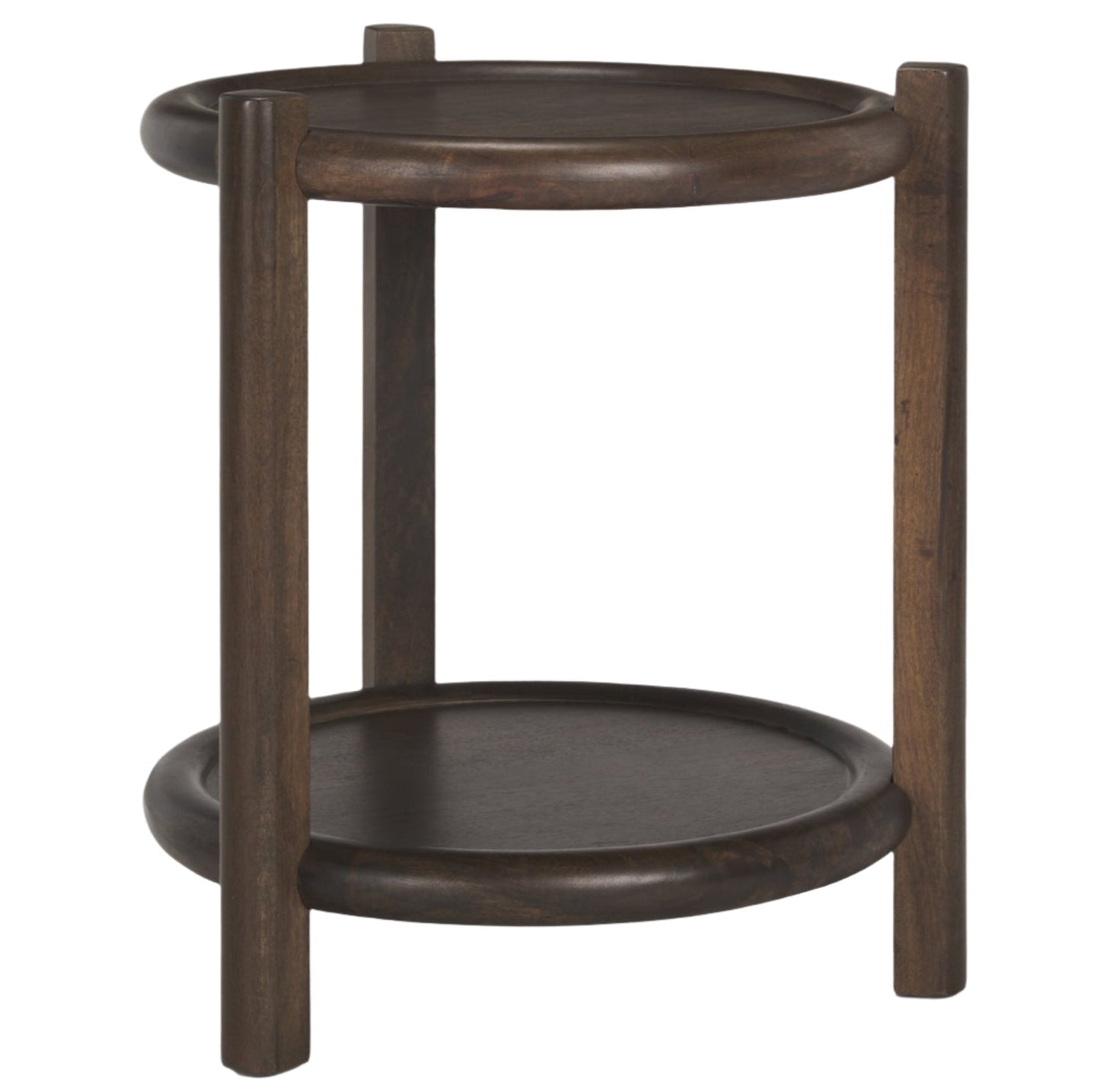 Romi Wooden Round Accent Table