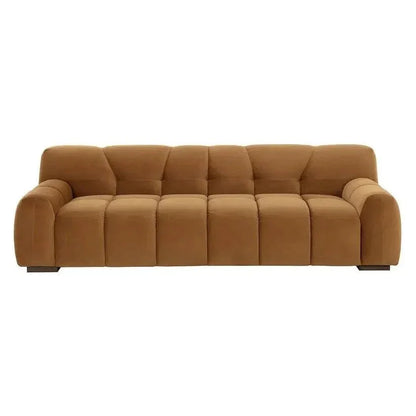 Romy Sofa Meg Gold - Plush Comfort With - LOOMLAN - SUNPAN - Sofas & Loveseats