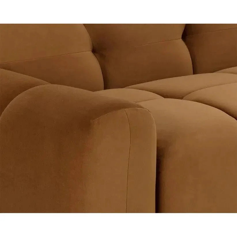Romy Sofa Meg Gold - Plush Comfort With - LOOMLAN - SUNPAN - Sofas & Loveseats