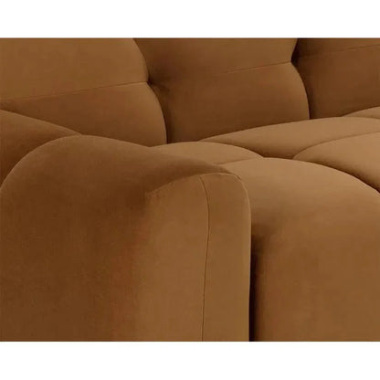 Romy Sofa Meg Gold - Plush Comfort With - LOOMLAN - SUNPAN - Sofas & Loveseats