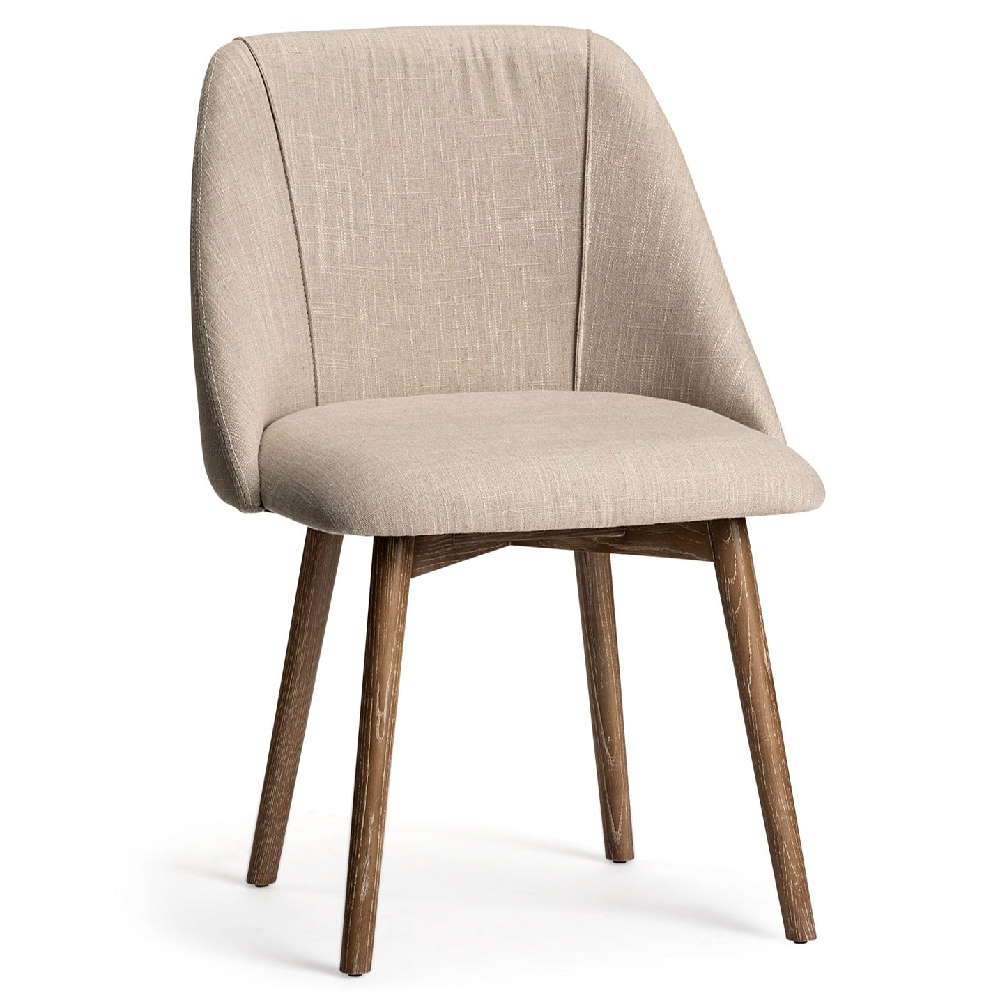 Ronald Cream Fabric Dining Chair (Set of 2)