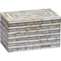 Roosevelt Mother Of Pearl Decorative Box - LOOMLAN - Jamie Young - Boxes & Bowls