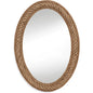 Rope Jute Rope Brown Wall Mirror - LOOMLAN - Bassett Mirror - Wall Mirrors