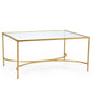 Rope Style Iron Framed Cocktail Table - LOOMLAN - Chelsea House - Coffee Tables