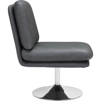 Rory Accent Chair Gray-Office Chairs-Zuo Modern-LOOMLAN