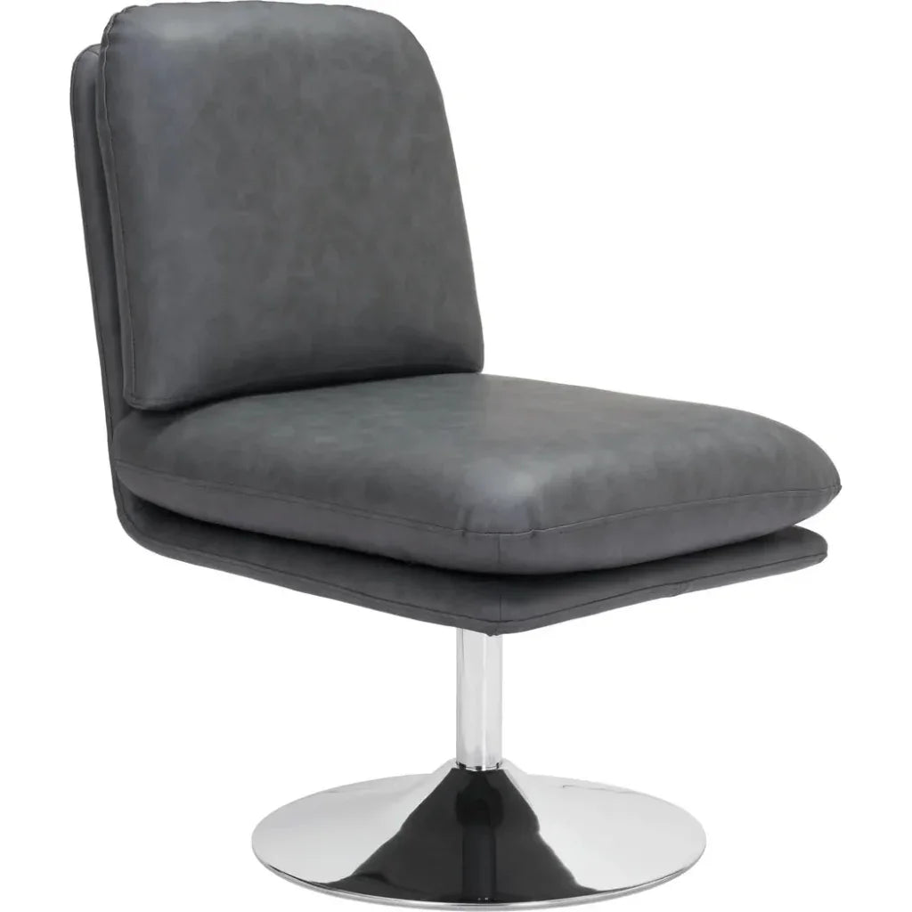 Rory Accent Chair Gray-Office Chairs-Zuo Modern-LOOMLAN