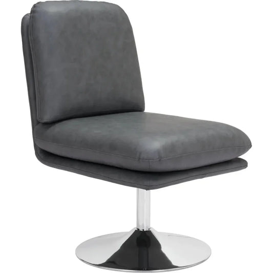 Rory Accent Chair Gray-Office Chairs-Zuo Modern-LOOMLAN