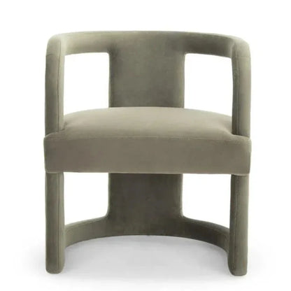 Rory Velvet Accent Armchair - LOOMLAN - Urbia - Accent Chairs