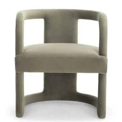 Rory Velvet Accent Armchair - LOOMLAN - Urbia - Accent Chairs