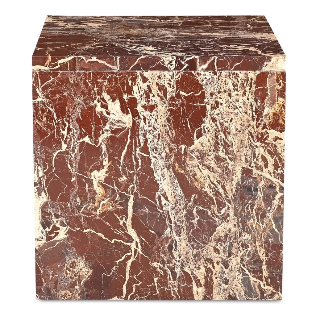 Rosa Marble Design Outdoor Accent Table - LOOMLAN - Moe's Home - Outdoor Side Tables