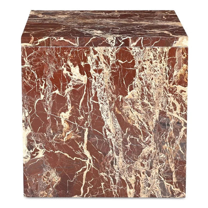 Rosa Marble Design Outdoor Accent Table - LOOMLAN - Moe's Home - Outdoor Side Tables