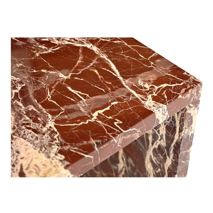 Rosa Marble Design Outdoor Accent Table - LOOMLAN - Moe's Home - Outdoor Side Tables