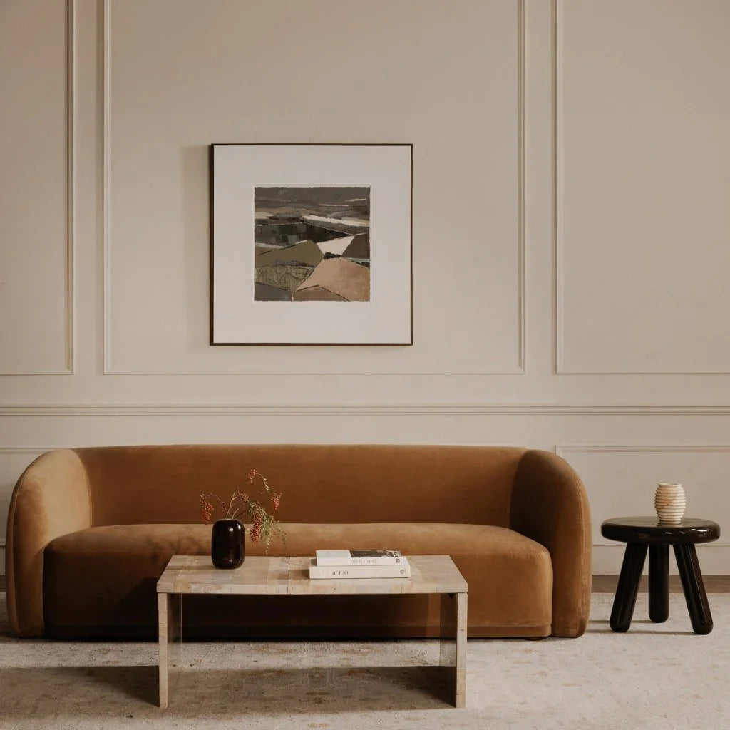 Rosa Rosso Levanto Marble Outdoor Coffee Table-Outdoor Coffee Tables-Moe's Home-LOOMLAN