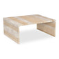 Rosa Rosso Levanto Marble Outdoor Coffee Table-Outdoor Coffee Tables-Moe's Home-Mixed Marble-LOOMLAN