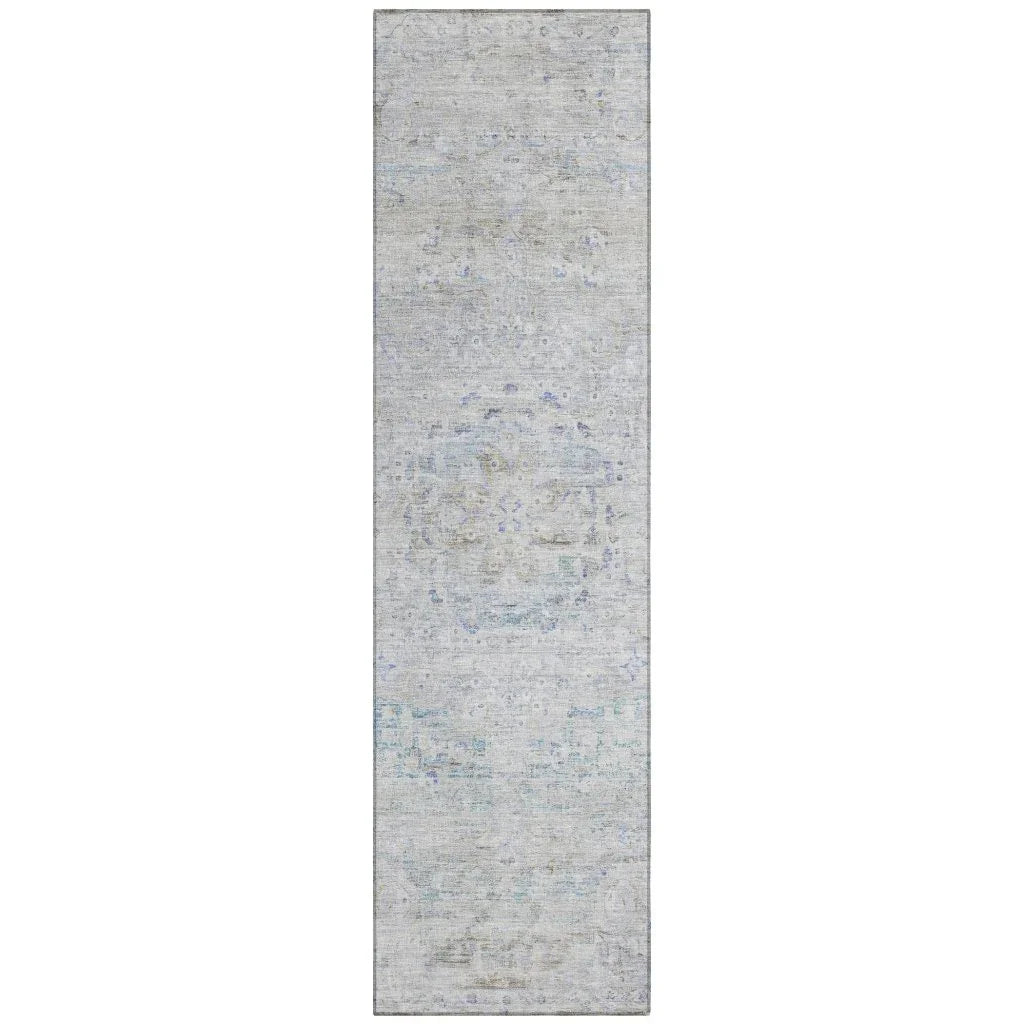 Rosantha Beige Washable Indoor - Outdoor Rug - LOOMLAN - LOOMLAN Rugs - Outdoor Rugs