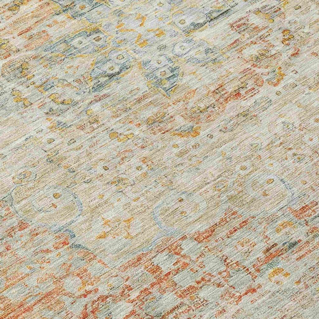 Rosantha Tan Washable Indoor - Outdoor Rug - LOOMLAN - LOOMLAN Rugs - Outdoor Rugs