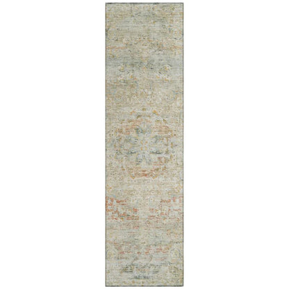 Rosantha Tan Washable Indoor - Outdoor Rug - LOOMLAN - LOOMLAN Rugs - Outdoor Rugs