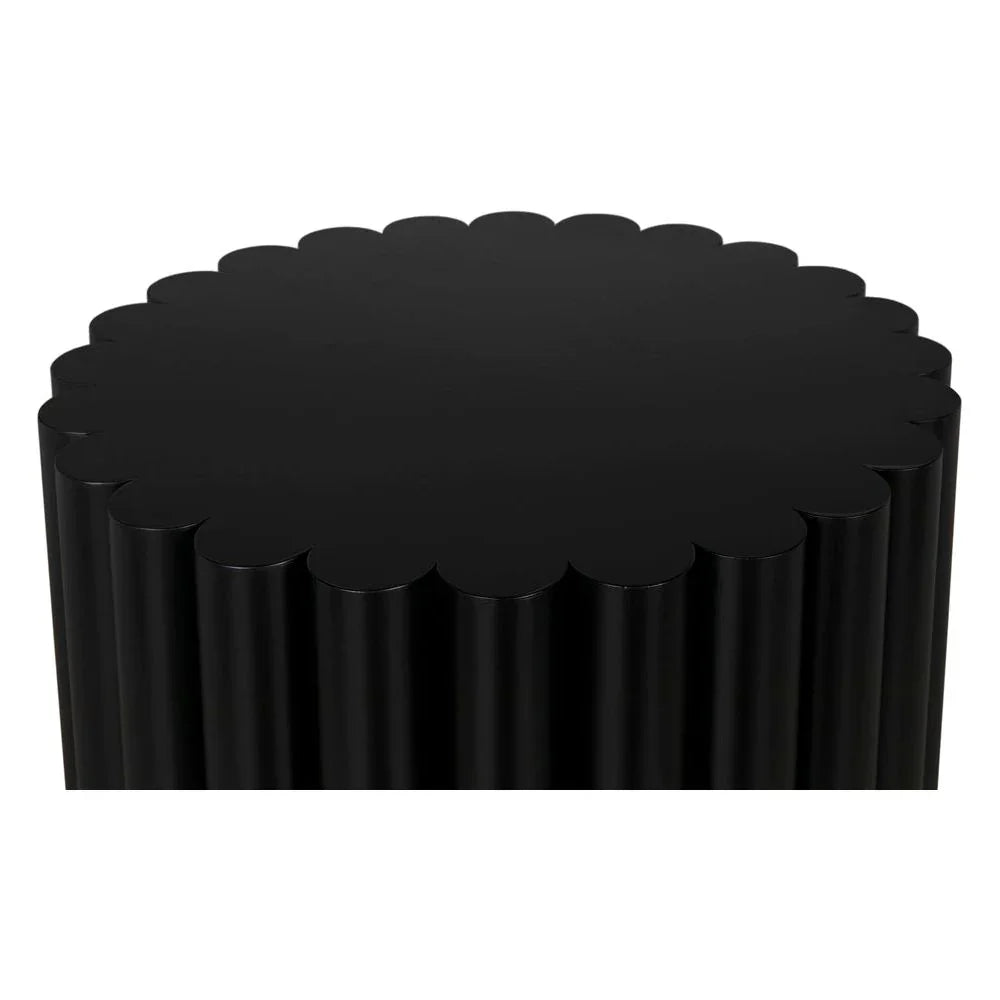 Rose Steel Round Coffee Table - LOOMLAN - Noir - Coffee Tables