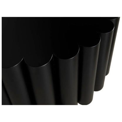 Rose Steel Round Coffee Table - LOOMLAN - Noir - Coffee Tables