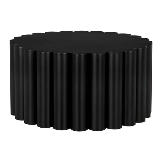 Rose Steel Round Coffee Table - LOOMLAN - Noir - Coffee Tables