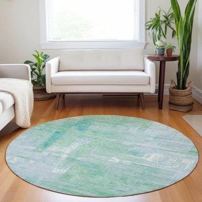 Roselle Blue Washable Indoor - Outdoor Rug - LOOMLAN - LOOMLAN Rugs - Outdoor Rugs
