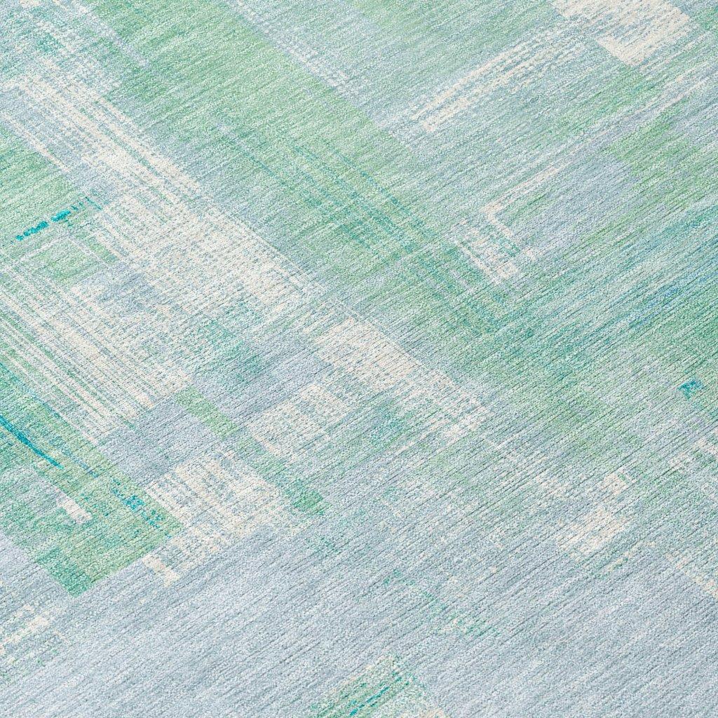 Roselle Blue Washable Indoor - Outdoor Rug - LOOMLAN - LOOMLAN Rugs - Outdoor Rugs