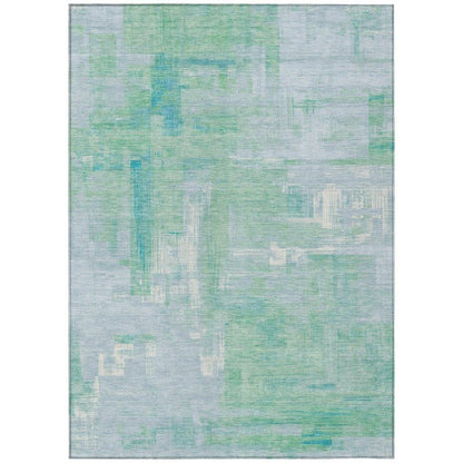 Roselle Blue Washable Indoor - Outdoor Rug - LOOMLAN - LOOMLAN Rugs - Outdoor Rugs