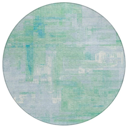 Roselle Blue Washable Indoor - Outdoor Rug - LOOMLAN - LOOMLAN Rugs - Outdoor Rugs