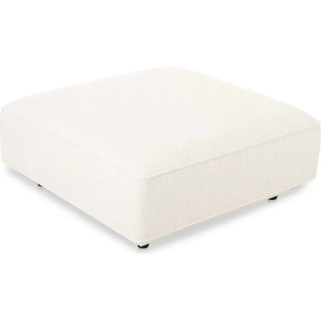 Rosello Performance Fabric Ottoman - LOOMLAN - Moe's Home - Ottomans