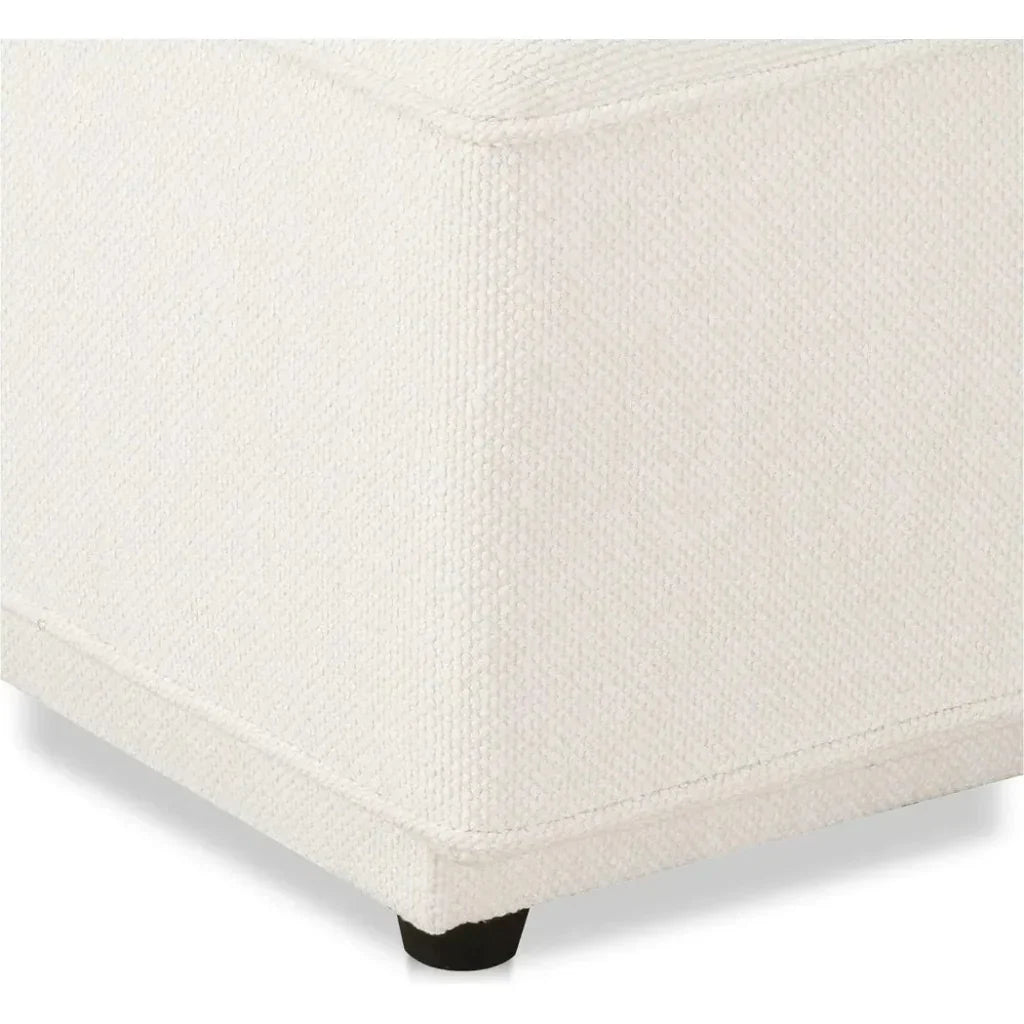 Rosello Performance Fabric Ottoman - LOOMLAN - Moe's Home - Ottomans