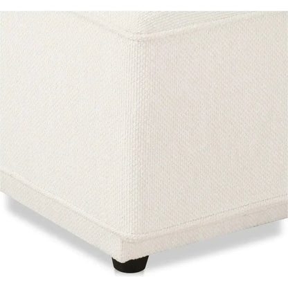 Rosello Performance Fabric Ottoman - LOOMLAN - Moe's Home - Ottomans