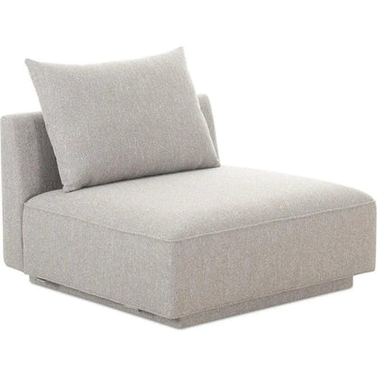 Rosello Performance Fabric Slipper Chair-Modular Sofas-Moe's Home-LOOMLAN