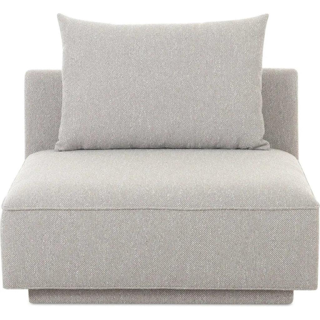 Rosello Performance Fabric Slipper Chair-Modular Sofas-Moe's Home-Light Grey-LOOMLAN