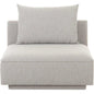 Rosello Performance Fabric Slipper Chair-Modular Sofas-Moe's Home-Light Grey-LOOMLAN