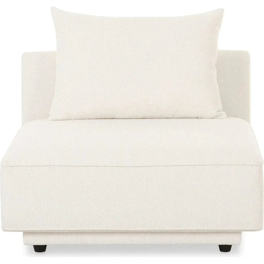 Rosello Performance Fabric Slipper Chair-Modular Sofas-Moe's Home-White-LOOMLAN