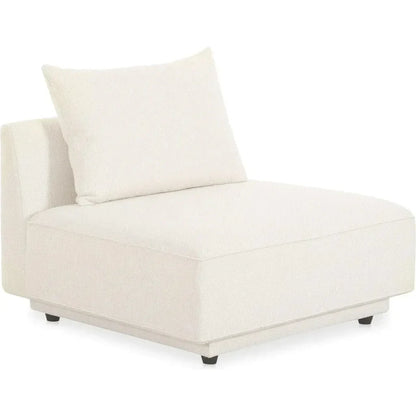 Rosello Performance Fabric Slipper Chair-Modular Sofas-Moe's Home-LOOMLAN