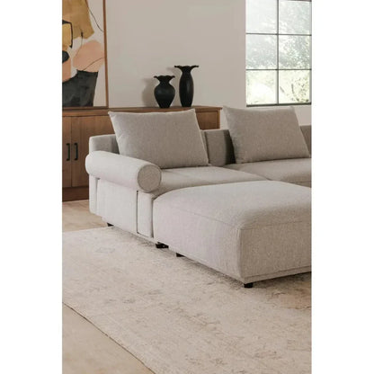 Rosellow Performance Fabric Left Arm Facing Chair-Modular Sofas-Moe's Home-LOOMLAN